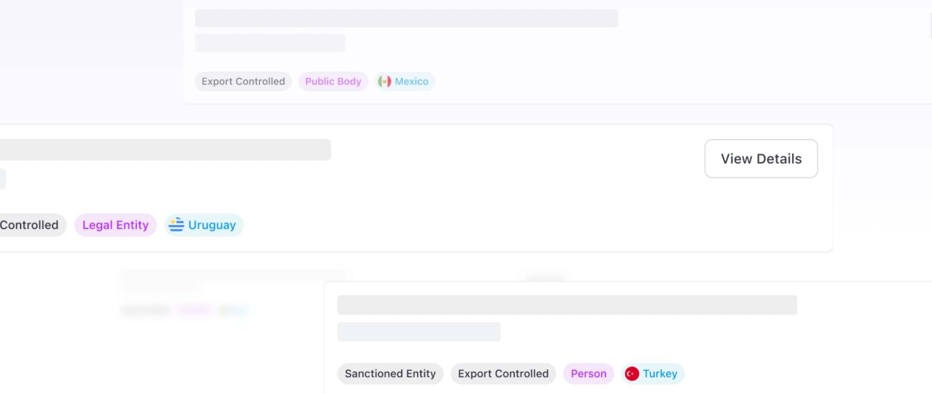 Global Watchlist Screening