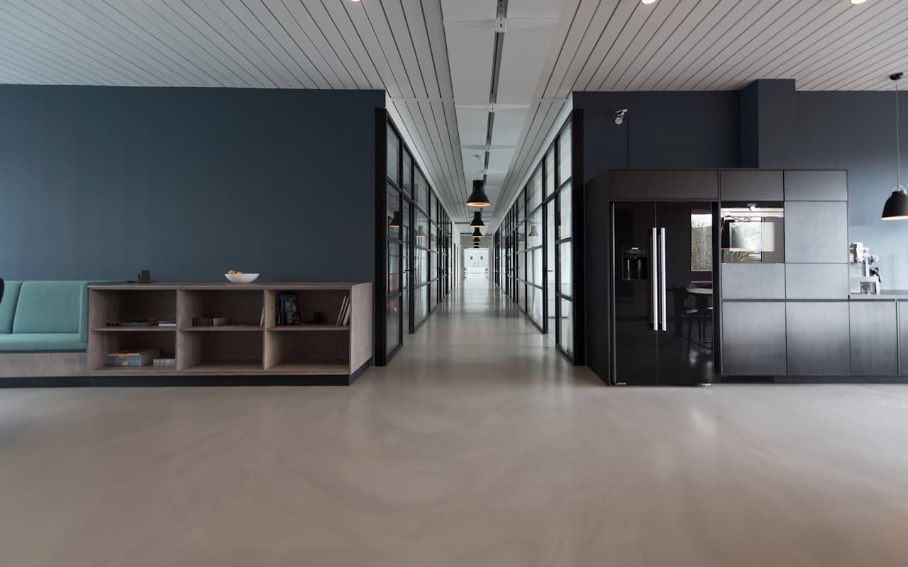 Modern software company office