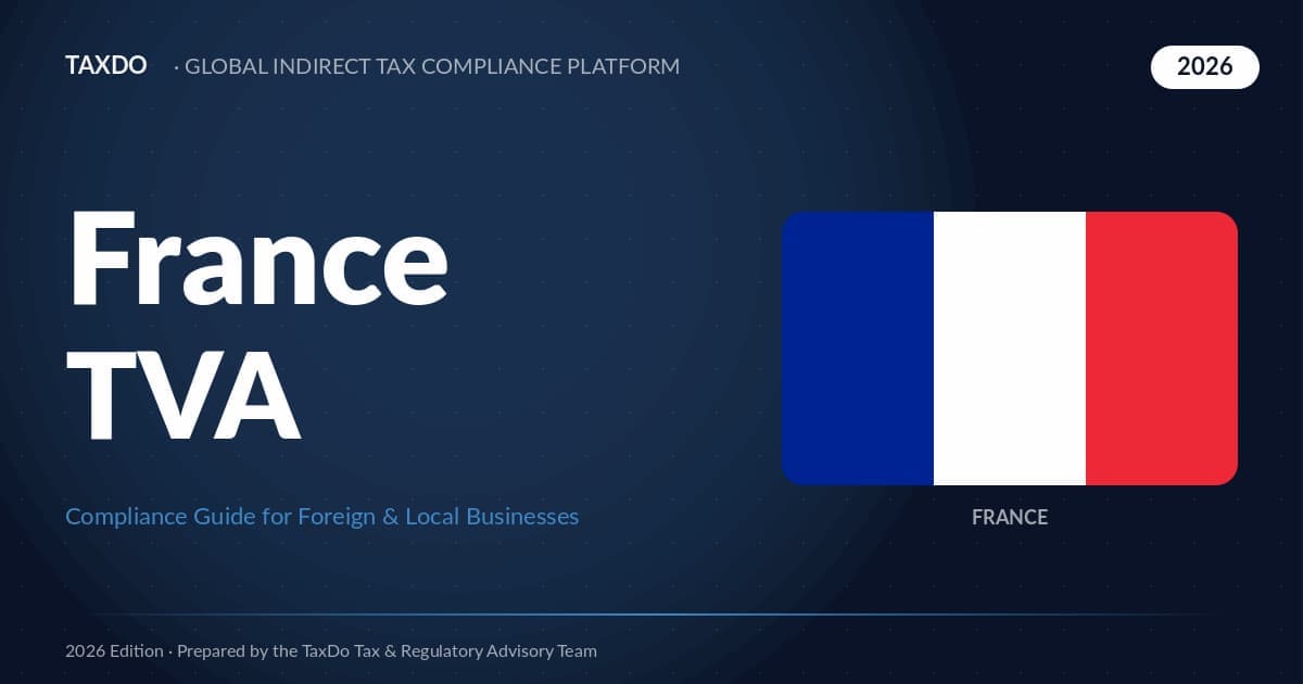 France TVA Guide 2026
