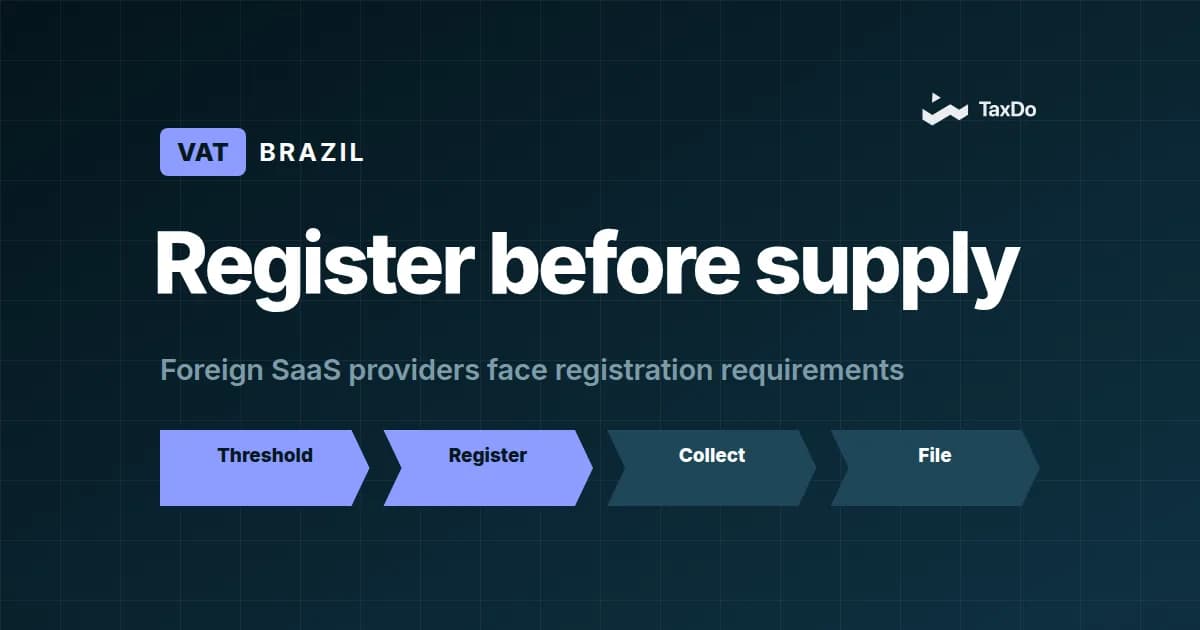 How Brazil’s 2025 VAT Reform Impacts Foreign SaaS Businesses