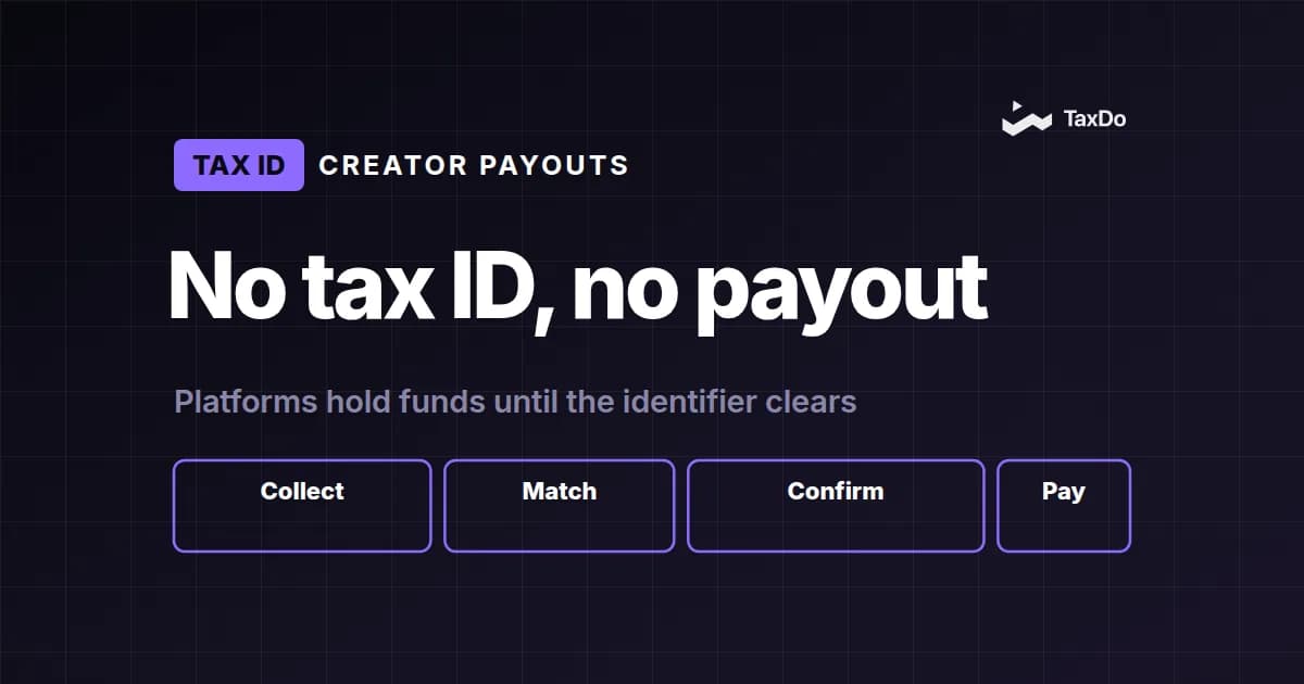 Facebook Monetization in 2025: Why Your Tax ID Is the Key to Getting Paid
