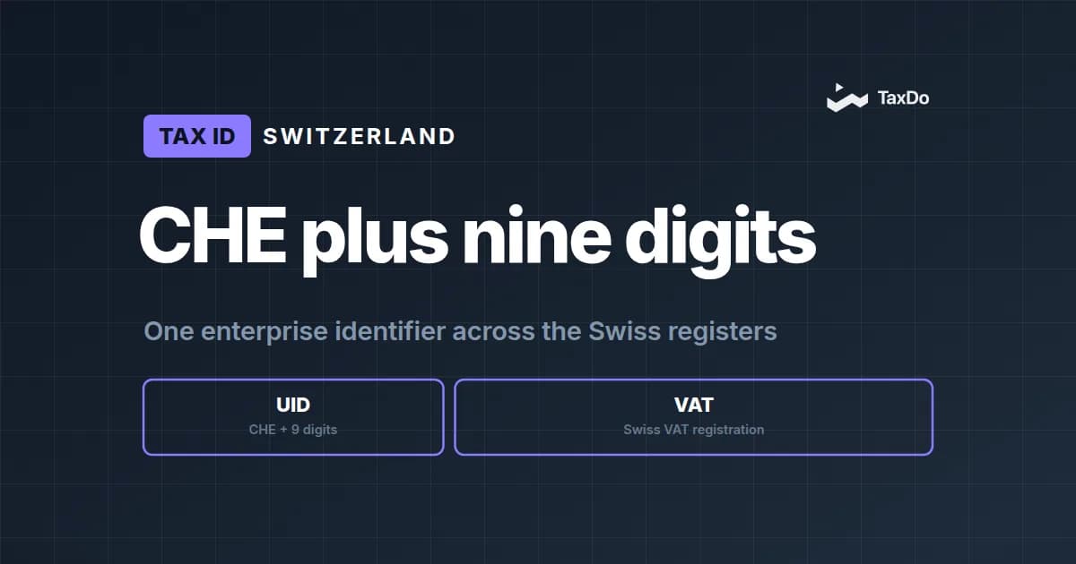 Swiss Tax ID Number Verification – What Every Global Business Should Know