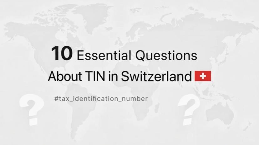 10 Essential Questions About TIN in Switzerland