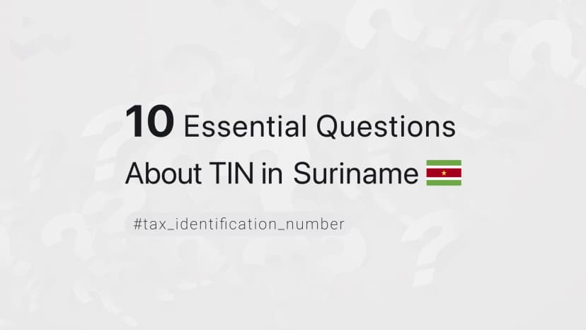 10 Essential Questions About TIN in Suriname