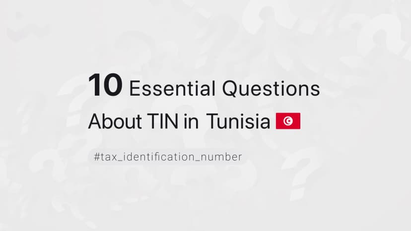 10 Essential Questions About TIN in Tunisia