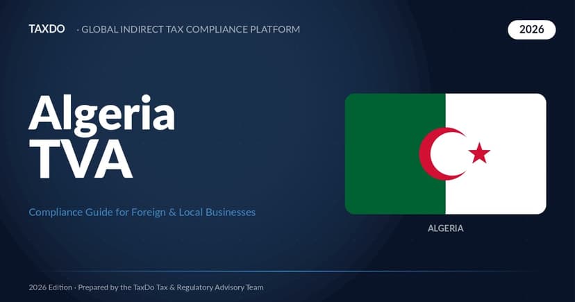 Algeria TVA Guide 2026