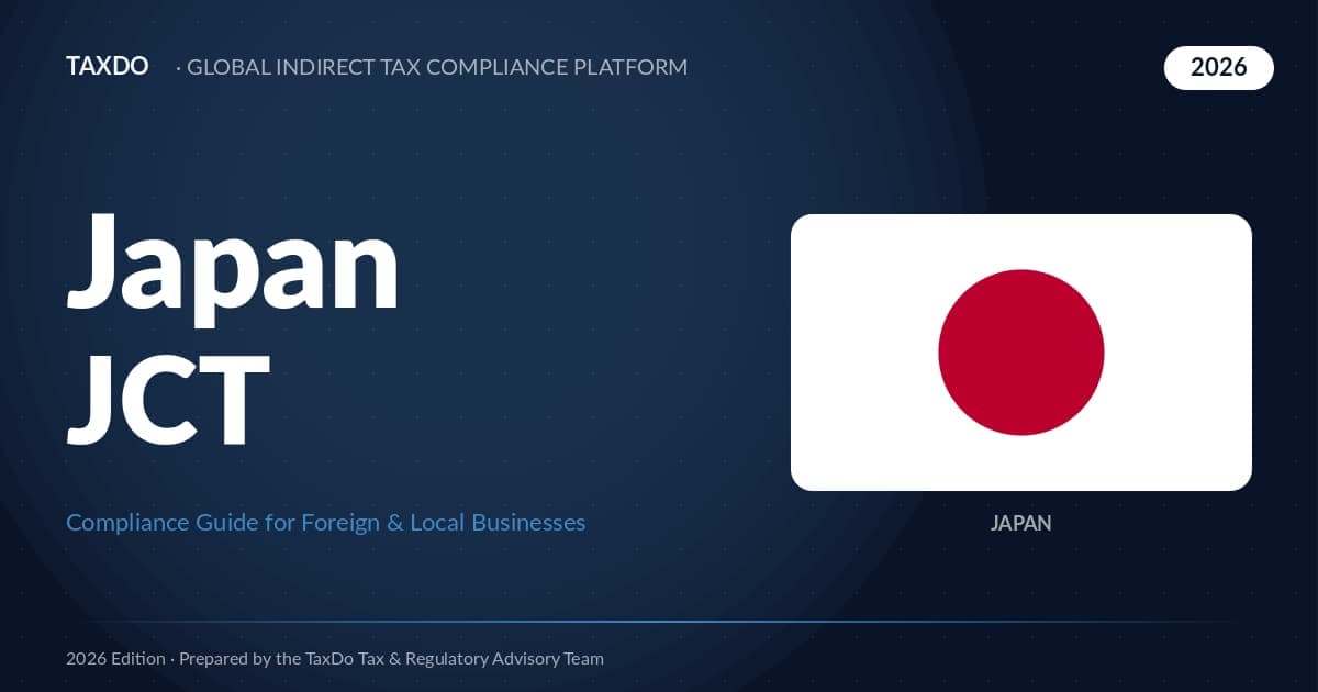 Japan Consumption Tax Guide 2026