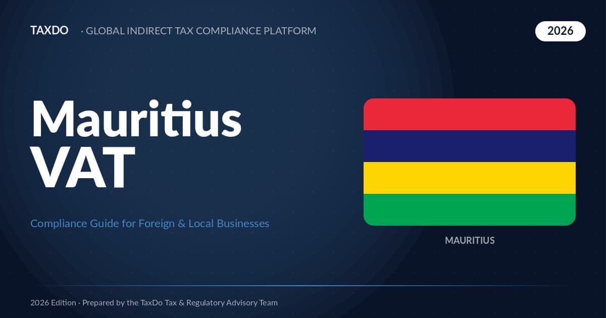 Mauritius VAT Guide 2026