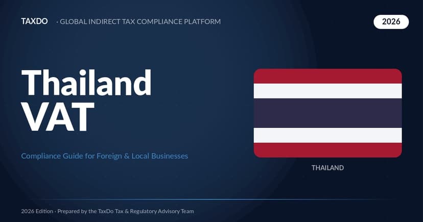 Thailand VAT Guide 2026