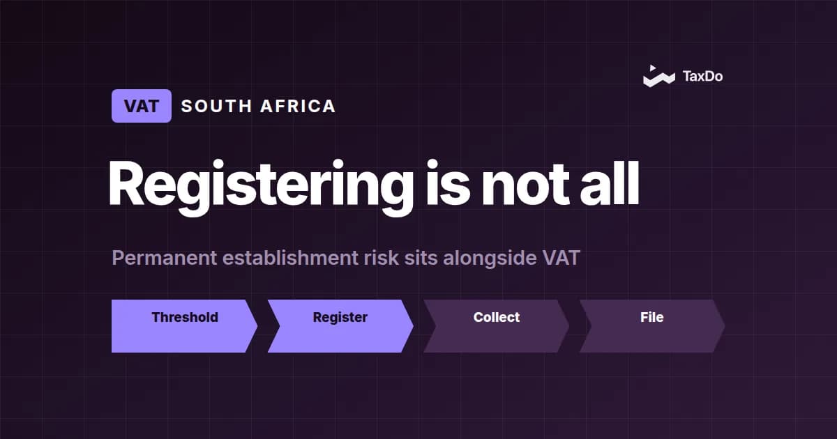SaaS & E-commerce in South Africa: VAT, PE Risk, and Compliance Essentials