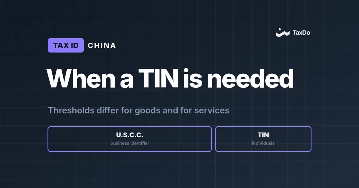 Setting Up in China: U.S.C.C., TIN Structures, and What International Businesses Should Expect