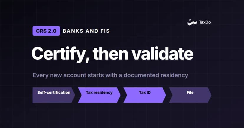 CRS 2.0 Compliance for Financial Institutions: Step-by-Step Strategies for Banks, From Day 1