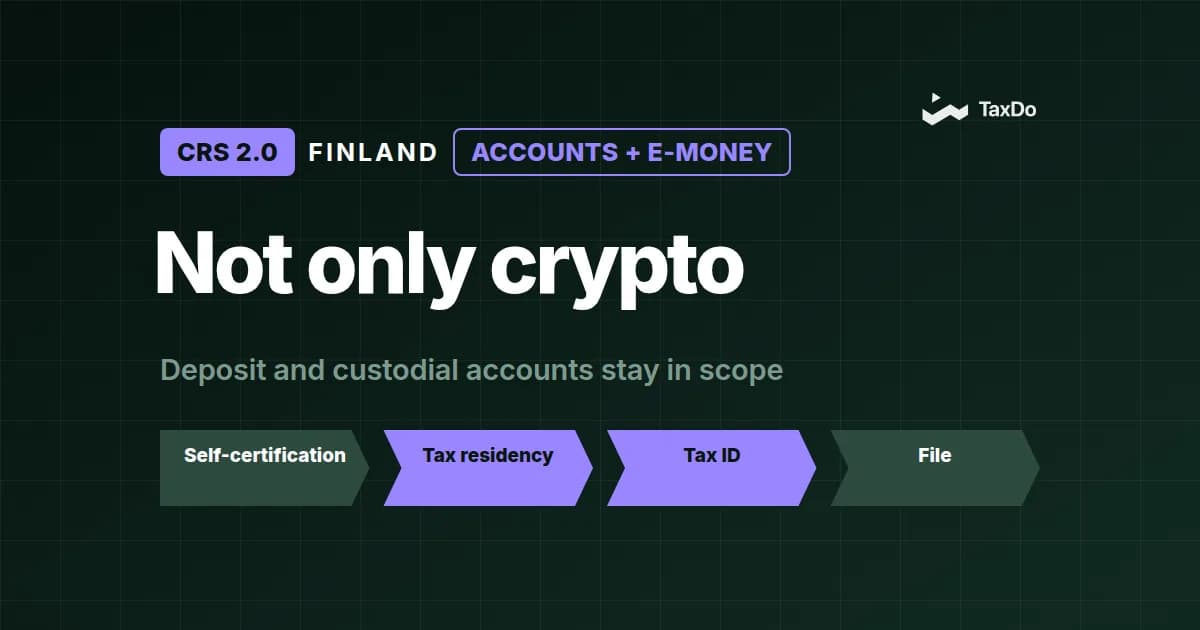 CRS 2.0 in Finland: Navigating Compliance for Financial Institutions