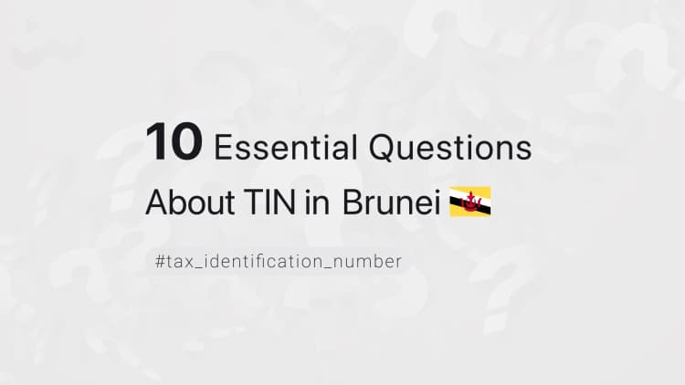 10 Essential Questions About TIN in Brunei
