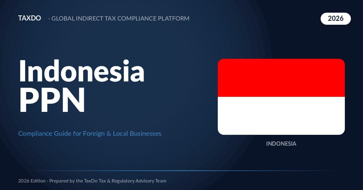 Indonesia VAT (PPN) Guide 2026