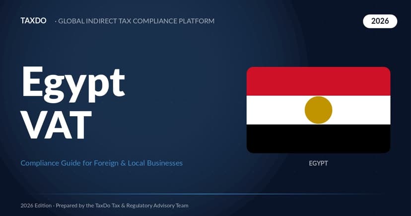 Egypt VAT Guide 2026