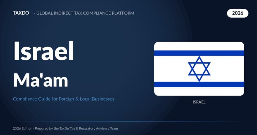 Israel Ma’am (VAT) for Foreign & Local Businesses — 2026 Guide