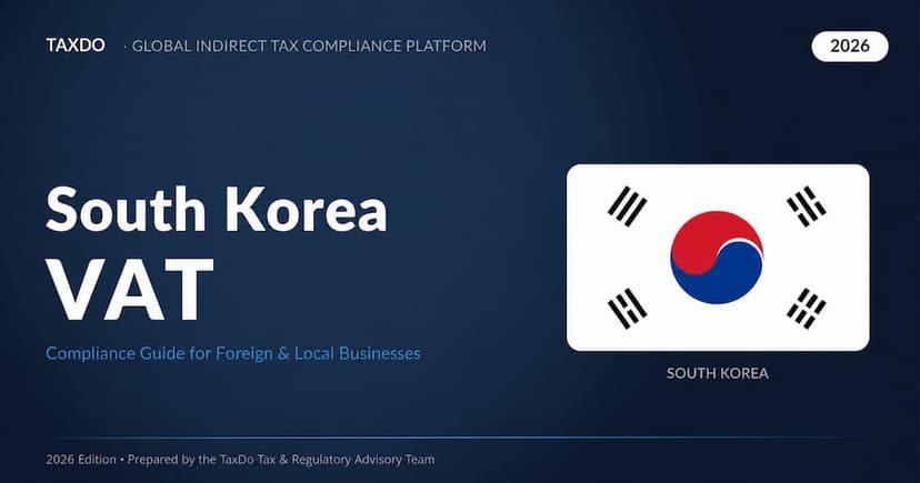 South Korea VAT Guide 2026