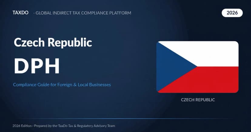 Czech Republic VAT (DPH) — 2026 Guide