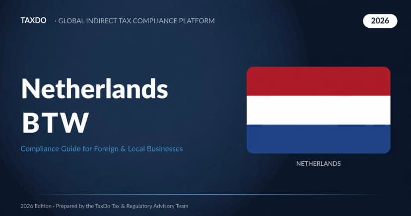 Netherlands BTW Guide 2026