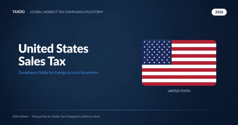 U.S. Sales Tax for Foreign & Local Businesses — 2026 Guide